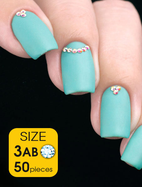 Crystal AB, size 3ss - Nailshop.ae