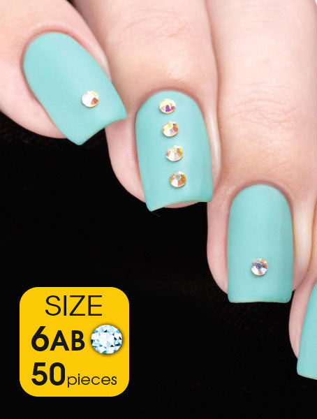 Crystal AB, size 6ss - Nailshop.ae