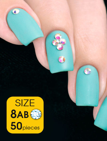 Crystal AB, size 8ss - Nailshop.ae