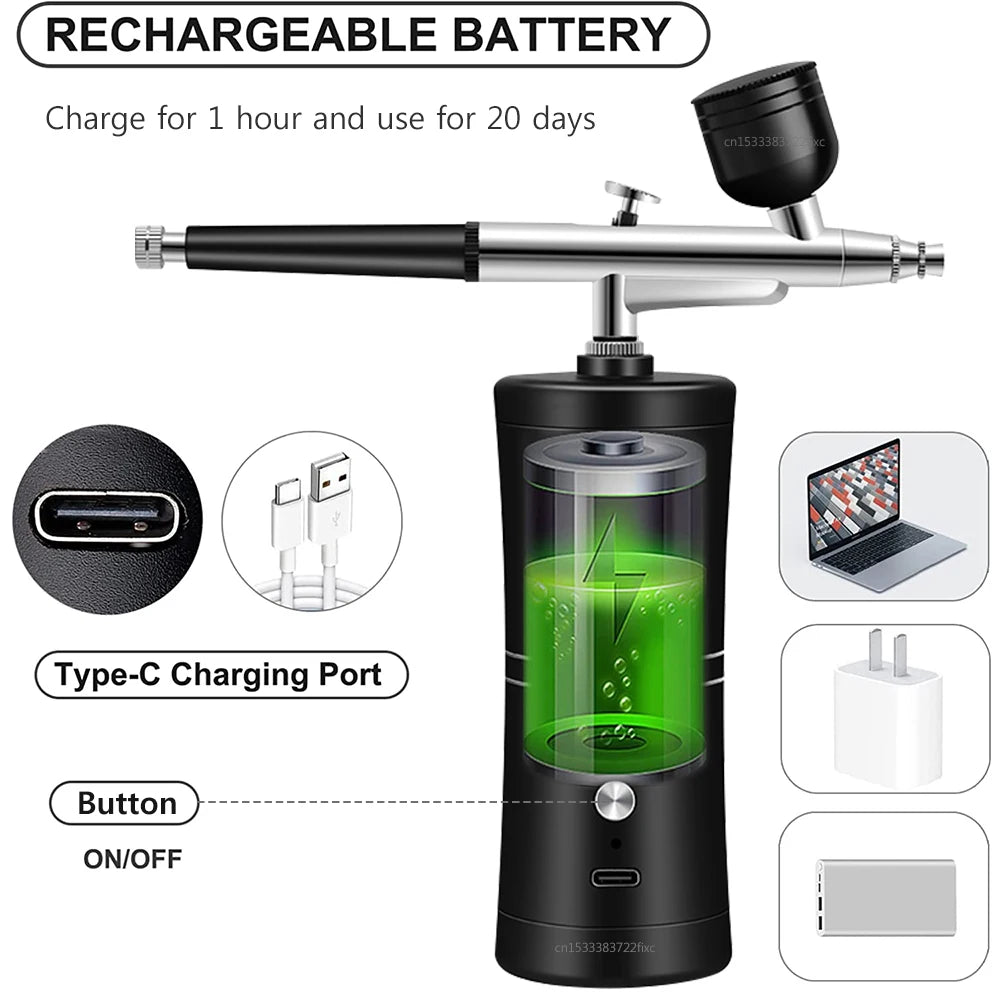 Airbrush Kit with Compressor