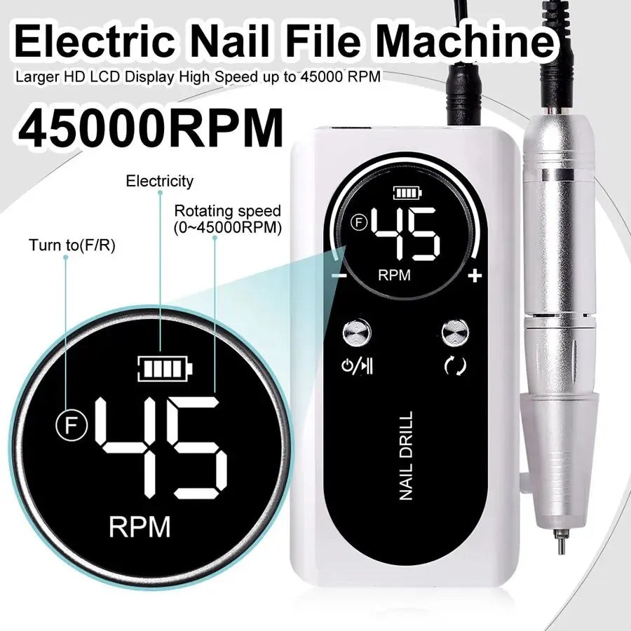 Professional Portable Nail Drill Machine