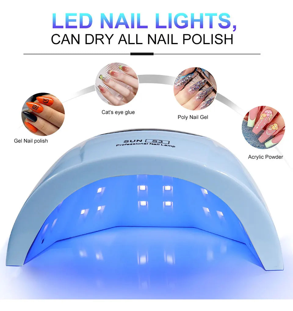 24/6 LED UV Lamp for Nails Gel Polish