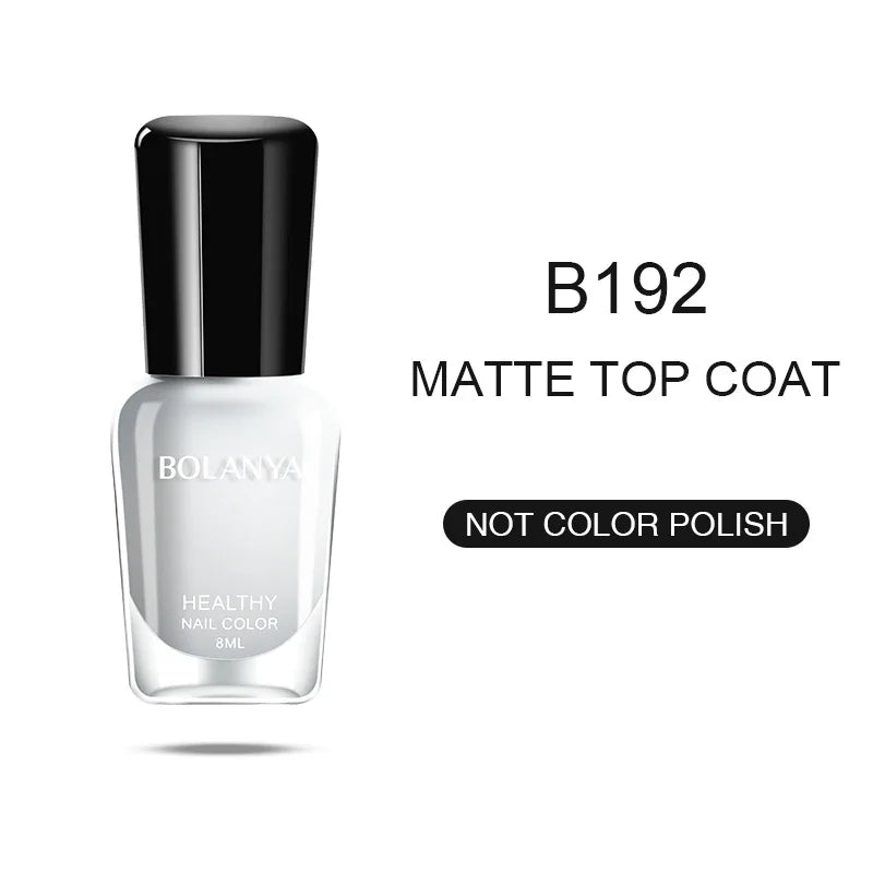 Water Based Vegan  Glossy Top Coat for Halal Nail Polish