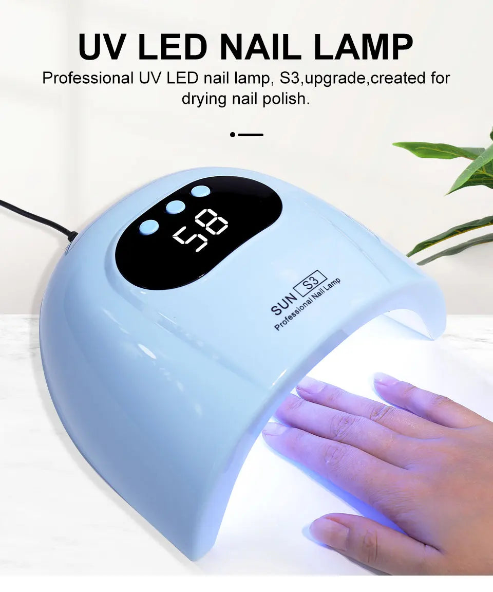 24/6 LED UV Lamp for Nails Gel Polish