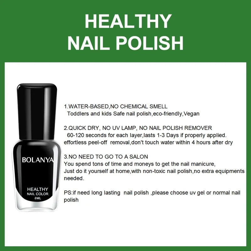 Water Based Vegan  Glossy Top Coat for Halal Nail Polish