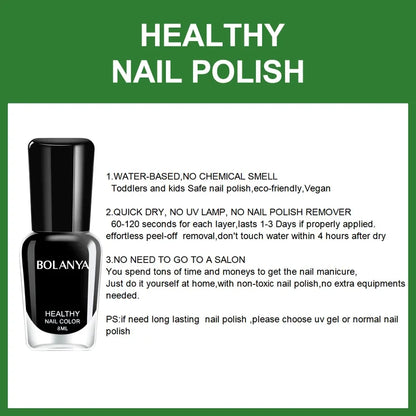 Water Based Vegan  Glossy Top Coat for Halal Nail Polish