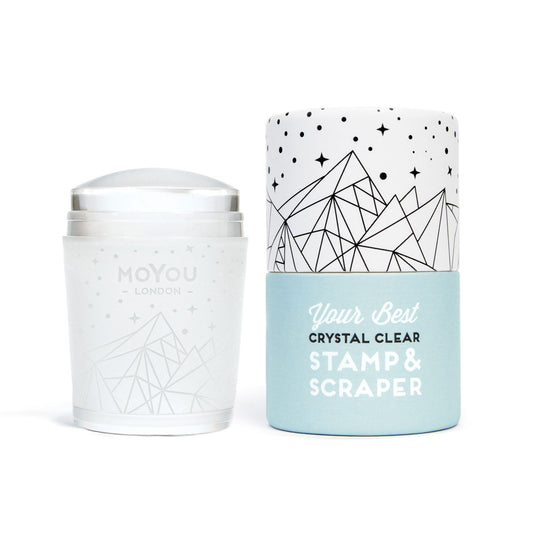 Crystal Clear Stamp & Scraper - Nailshop.ae