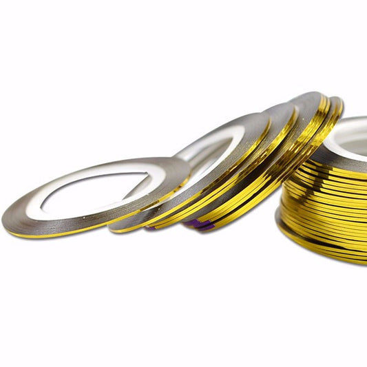 Gold Striping Tape 1mm - Nailshop.ae